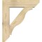 Ekena Millwork Funston Slat Rough Sawn Bracket w/ Offset Brace, Douglas Fir, 8"W x 32"D x 36"H BKT0806X32X36FST06RDF - alternate 4